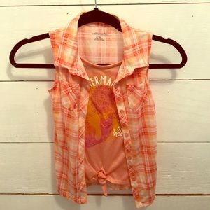 NWT Wallflower Girl Top
